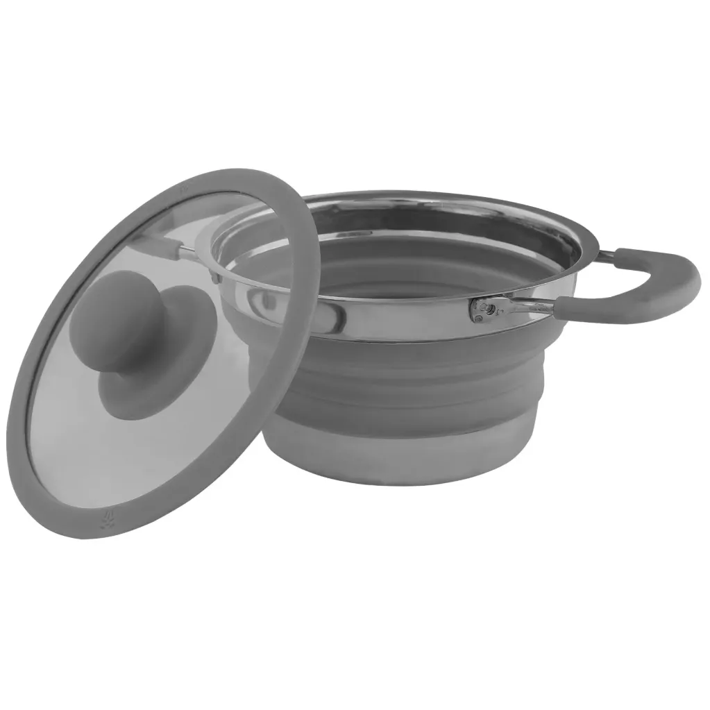 [ETKW5055.0200] Casserole pliable Eurotrail avec couvercle S