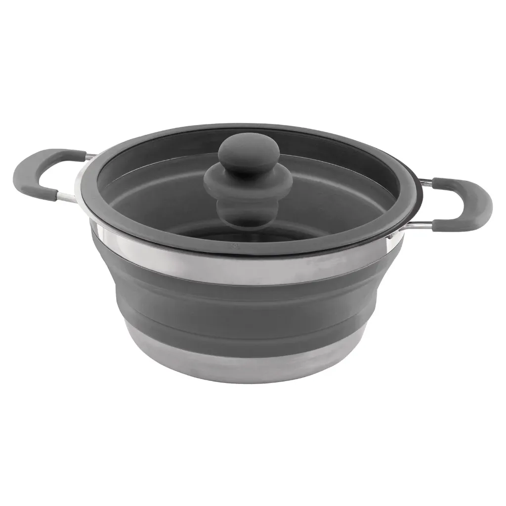 [ETKW5057.0200] Pfanne mir Deckel 3,5L grau Eurotrail