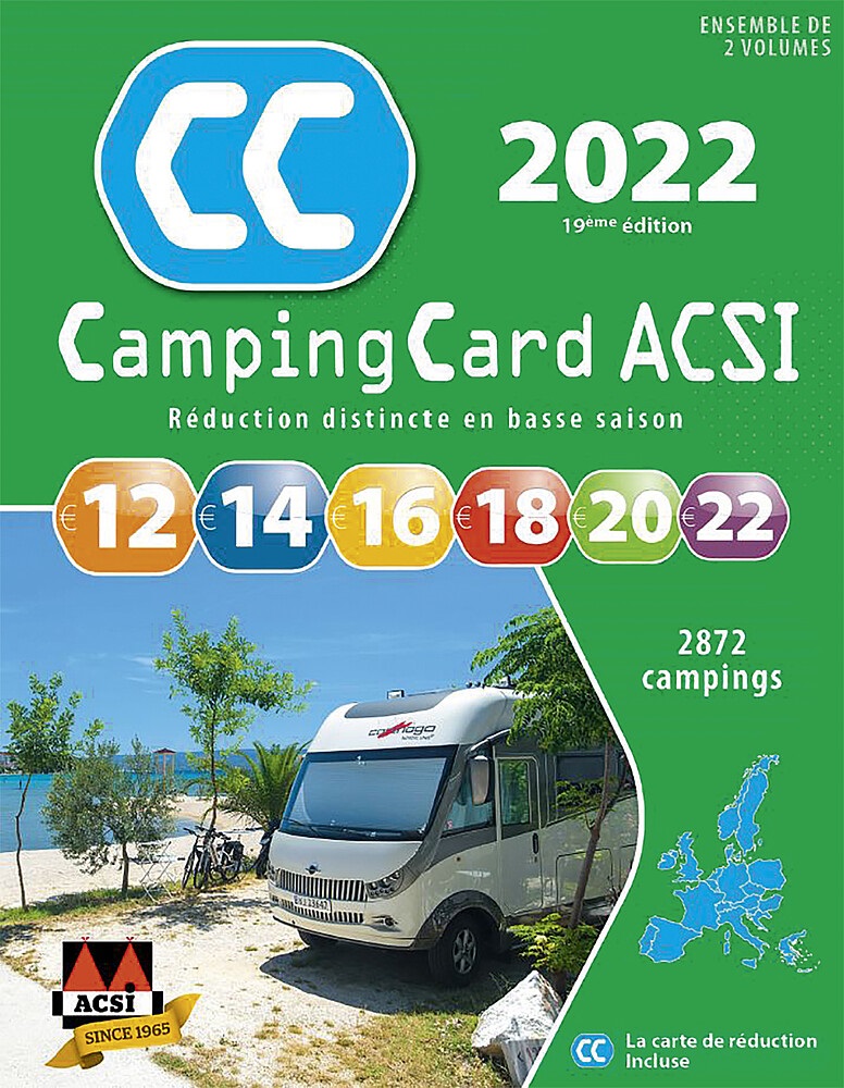 CampingCard-Führer ACSI 2022 Französisch