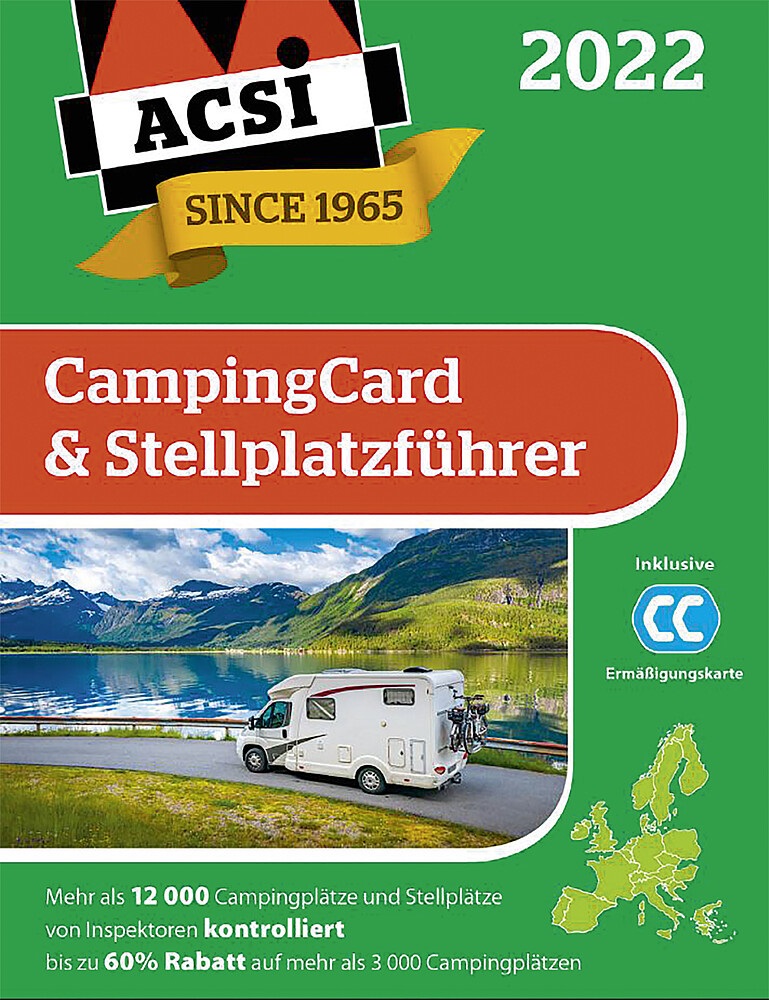 CampingCard & Stellplatzführer ACSI 2022
