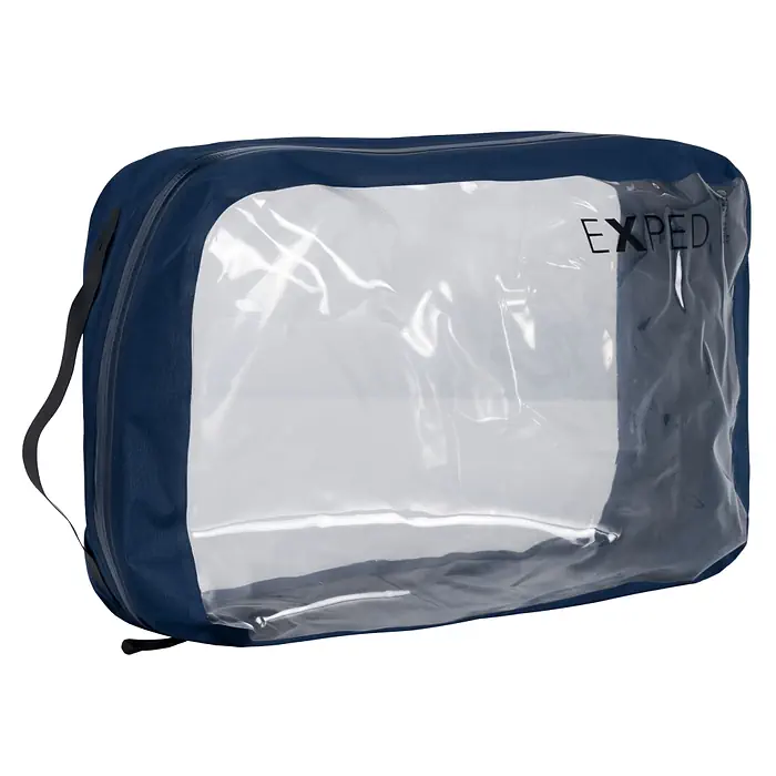 Packsack Organizer Cube Clear navy 12l Exped