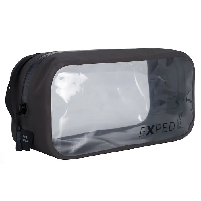 Sac de rangement Organizer Cube Clear charcoal 6l Exped