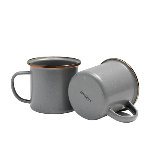 Tasses en émail, set de 2, Barebones