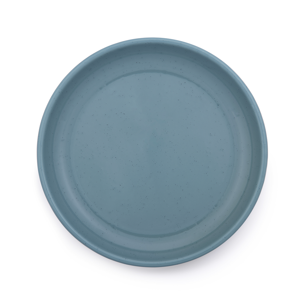 Assiette Rolled Enamelware, smokey blue, Barebones