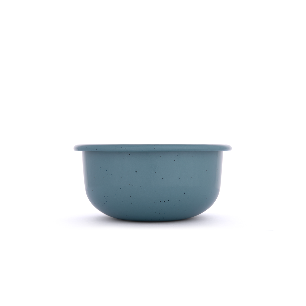 [CKW-1079] Bol d'appoint Rolled Enamelware, smokey blue, Barebones