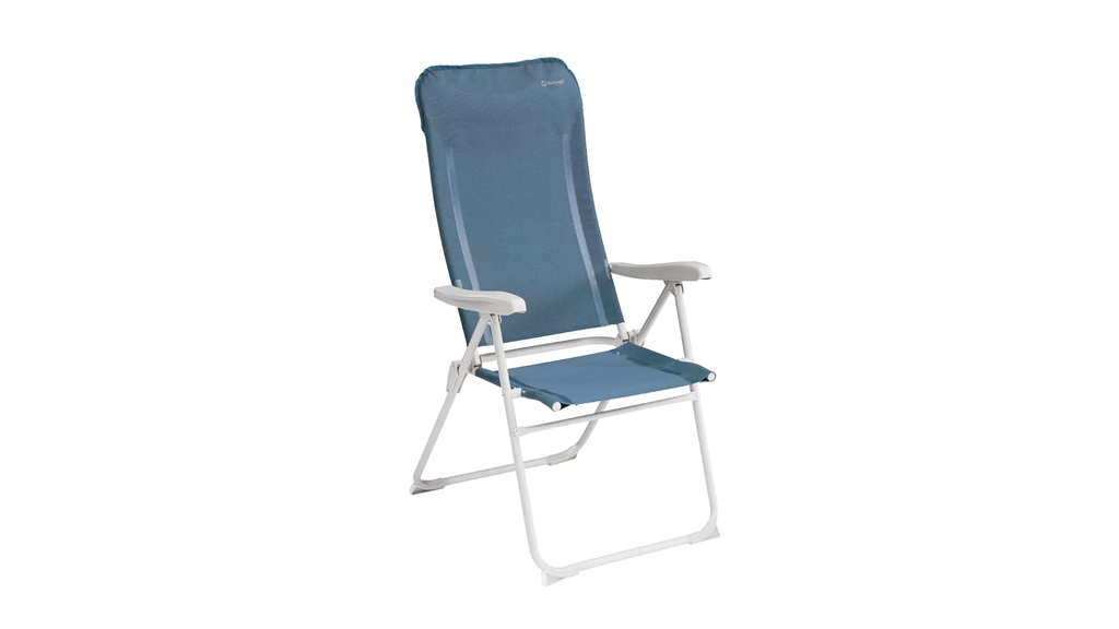Chaise à dossier haut Cromer Ocean Blue Outwell 
