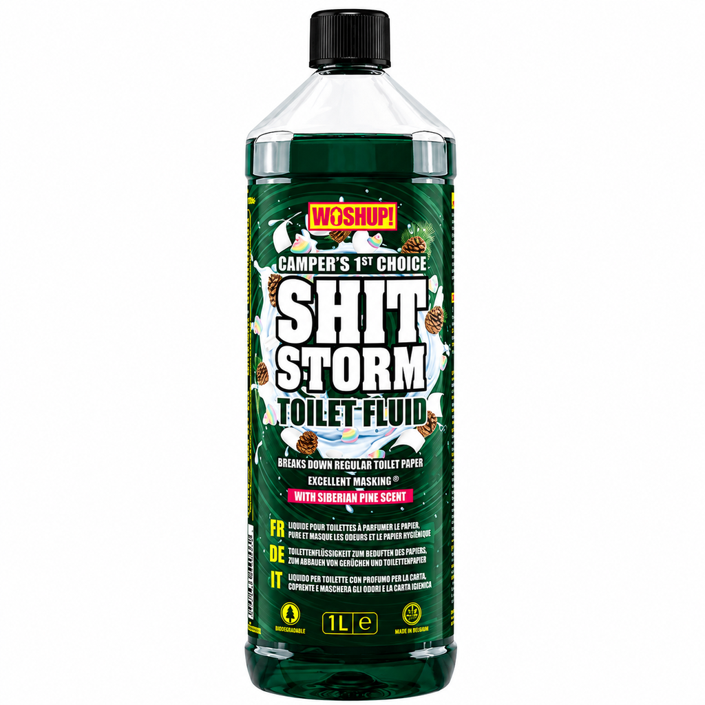 Liquide pour toilettes WOSHUP ! Shit Storm Eucalyptus,