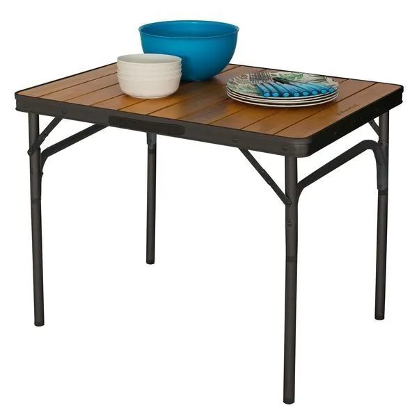[ETCF1471.0466] Charelle Table pliable Eurotrail – bambou –
