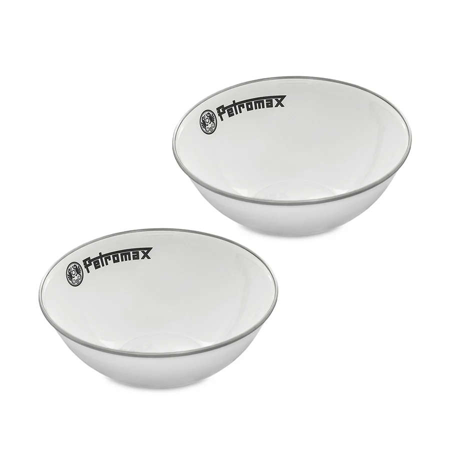 Ensemble de 2 bols en émail Petromax (1 L)