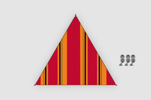 [9961678] Sonnensegel verbindbar Zip-Canvas Orient Bent