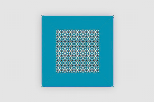 [9961701] Tapis connectable Zip-Carpet bleu clair caraibes Bent