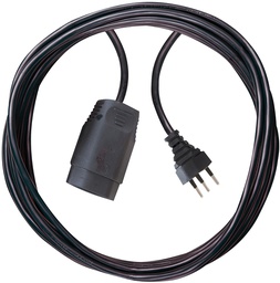[1168402] Câble d'extension en plastique de qualité (câble d'extension pour l'intérieur avec câble de 1m) noir